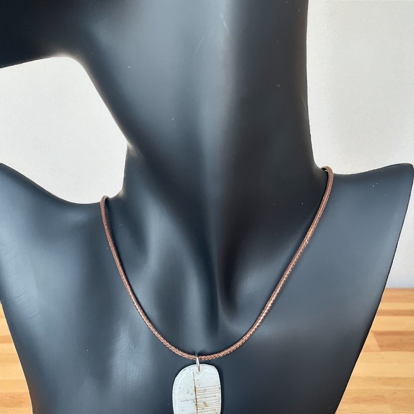 Handmade Ogham Pendant - Symbol of Happiness - "Sonas"