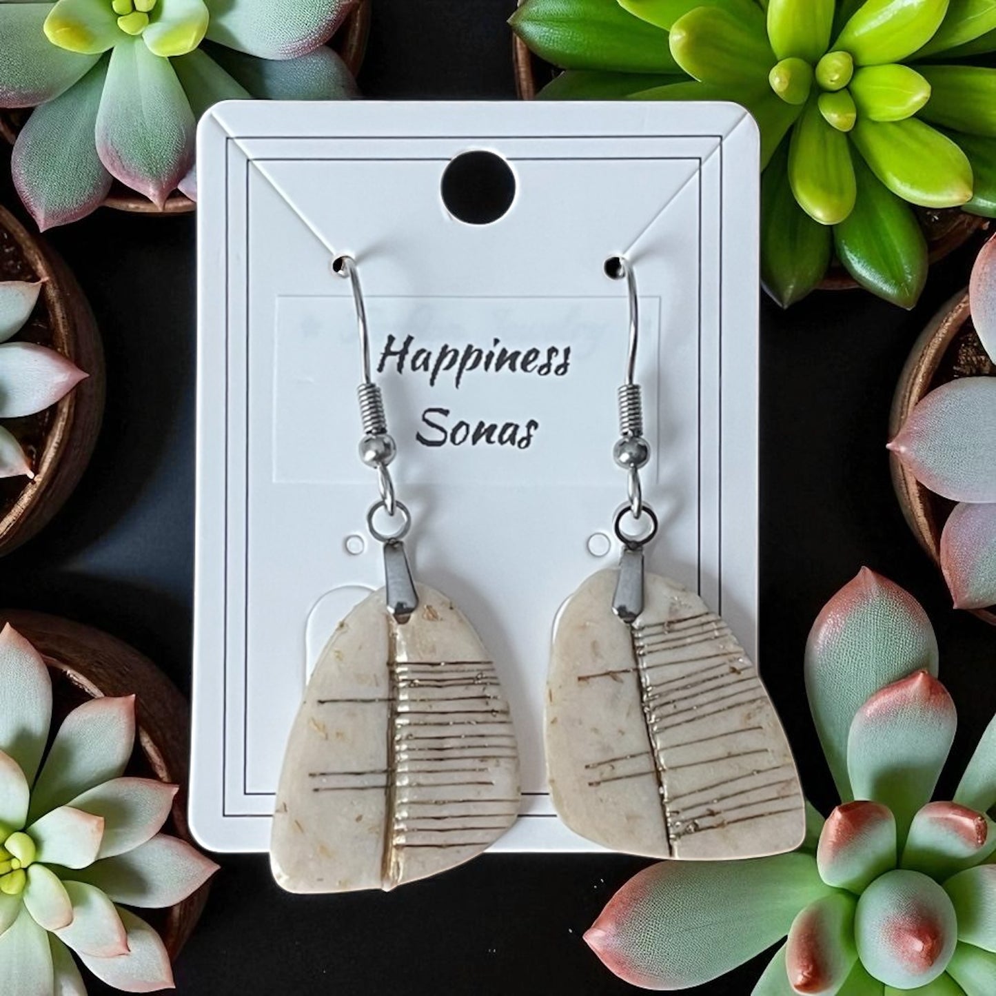 Happiness Sonas Ogham Earrings - Sonas