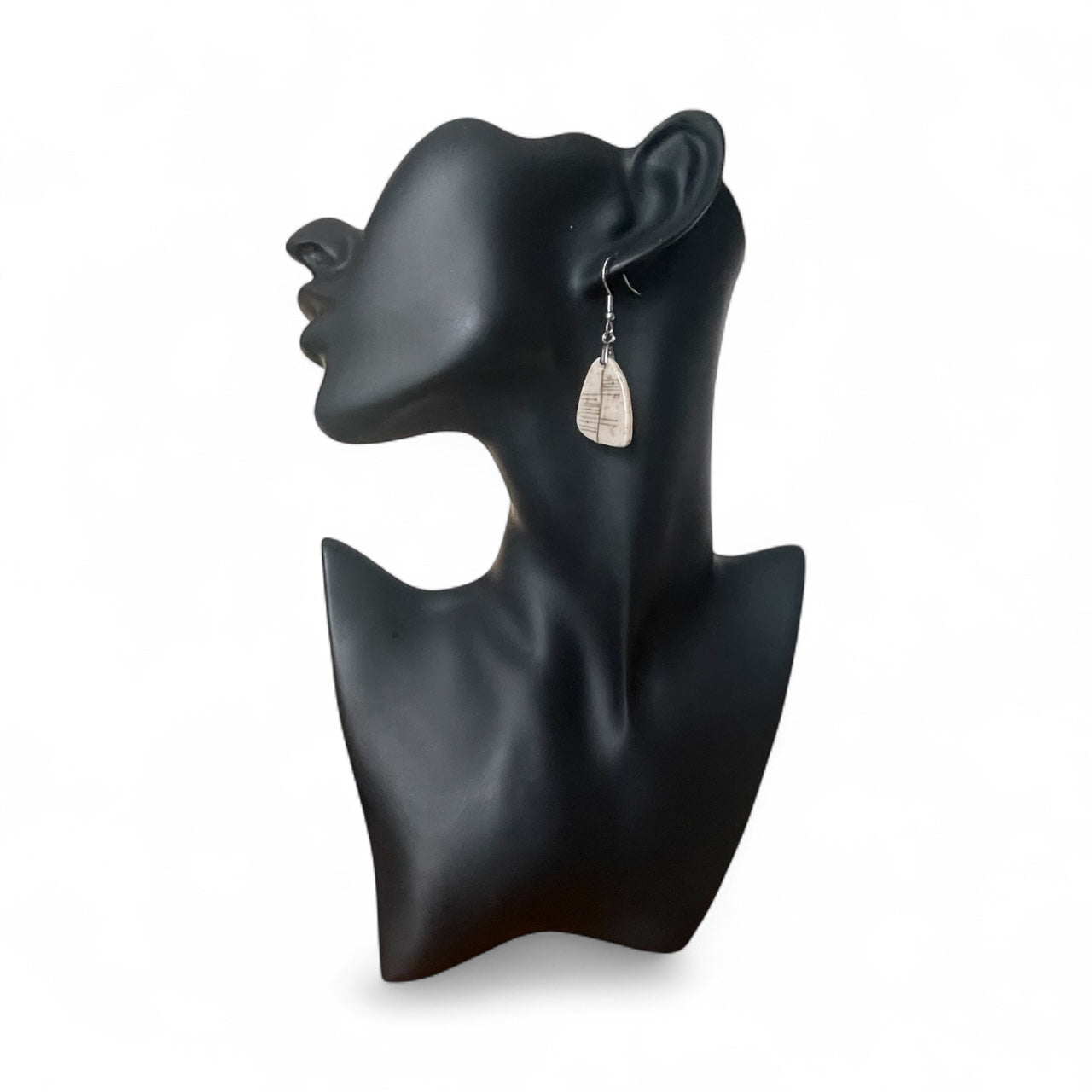 Handcrafted Polymer Clay Earrings - "Dóchas" for Hope with Sturdy Stainless Steel Hooks