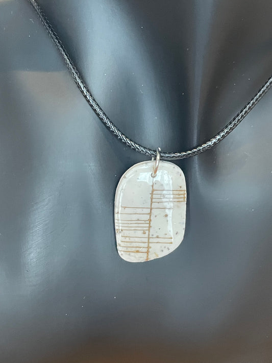 Handmade Ogham Pendant - Symbol of Happiness - "Sonas"