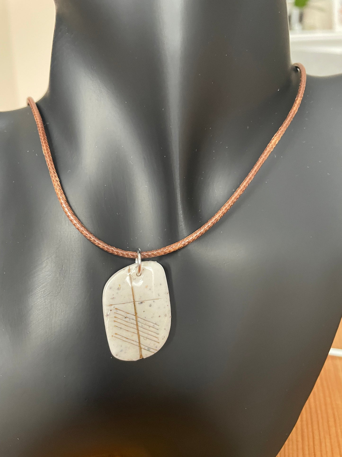 Handmade Ogham Pendant - Love "Grá"