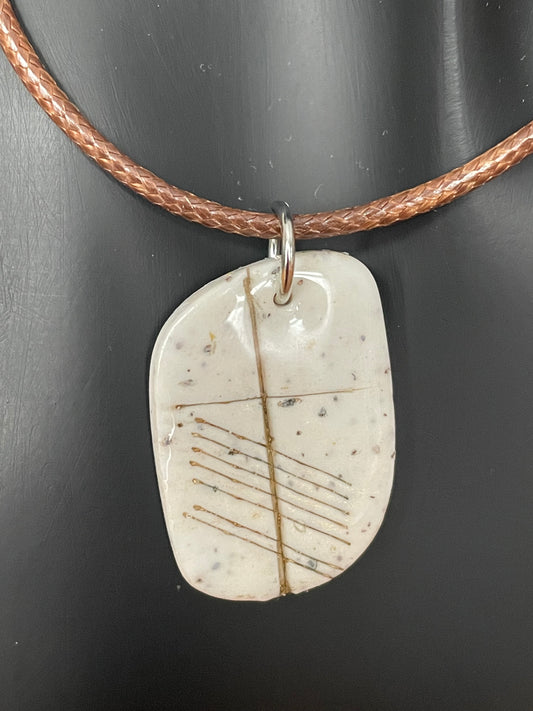 Handmade Ogham Pendant - Love "Grá"