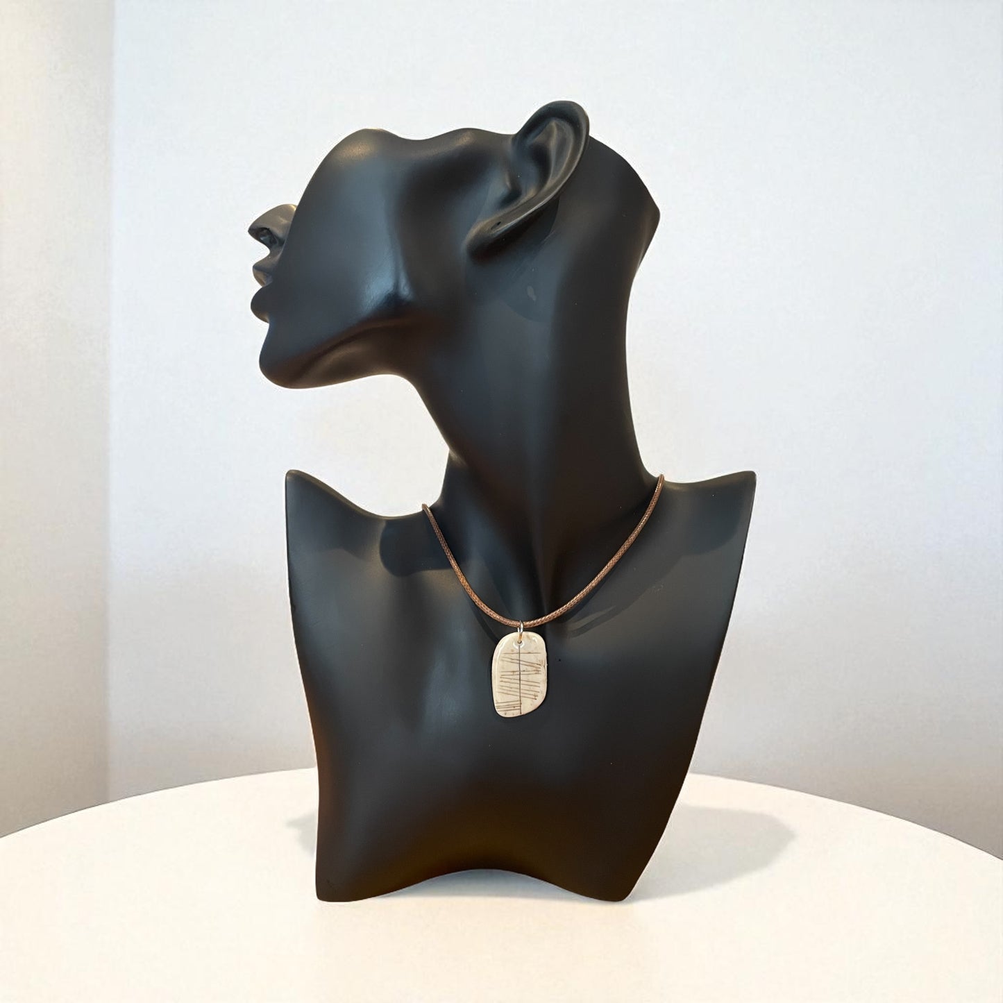 Handmade Ogham Pendant - Brave "Cróga"