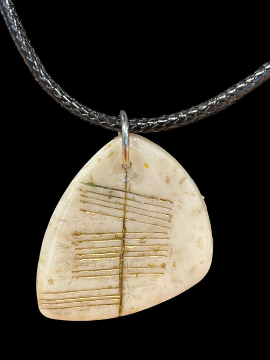 Handmade Ogham Pendant - Justice "Cóir"