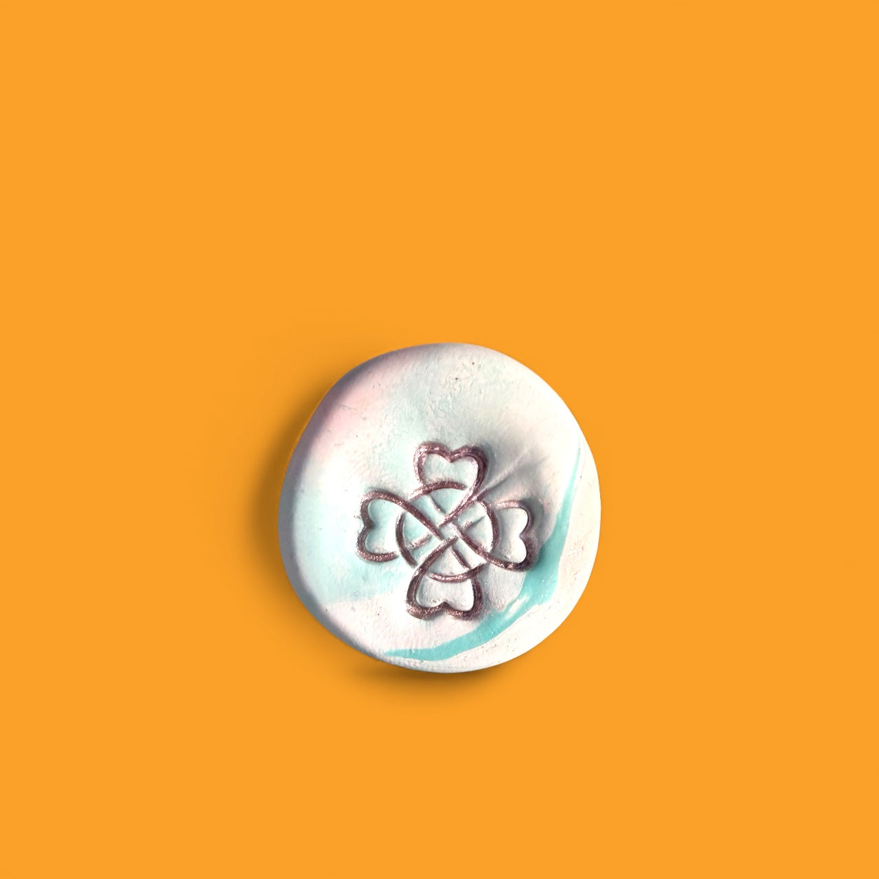 Harmony Heart Sky Blue Serenity Stone